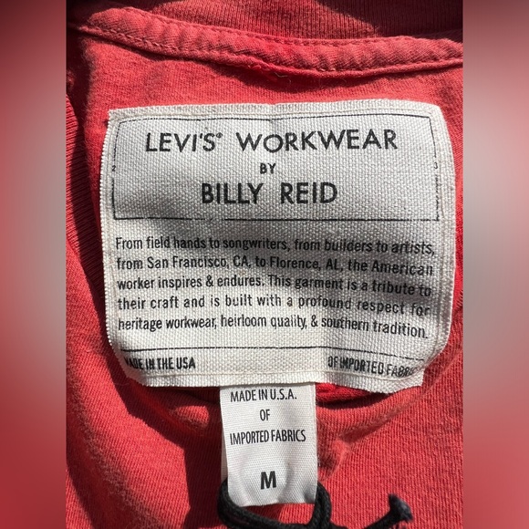 Billy Reid x Levi’s Calabama collab t-shirt. Faded red, Men’s Medium. Rare find. - Picture 12 of 16